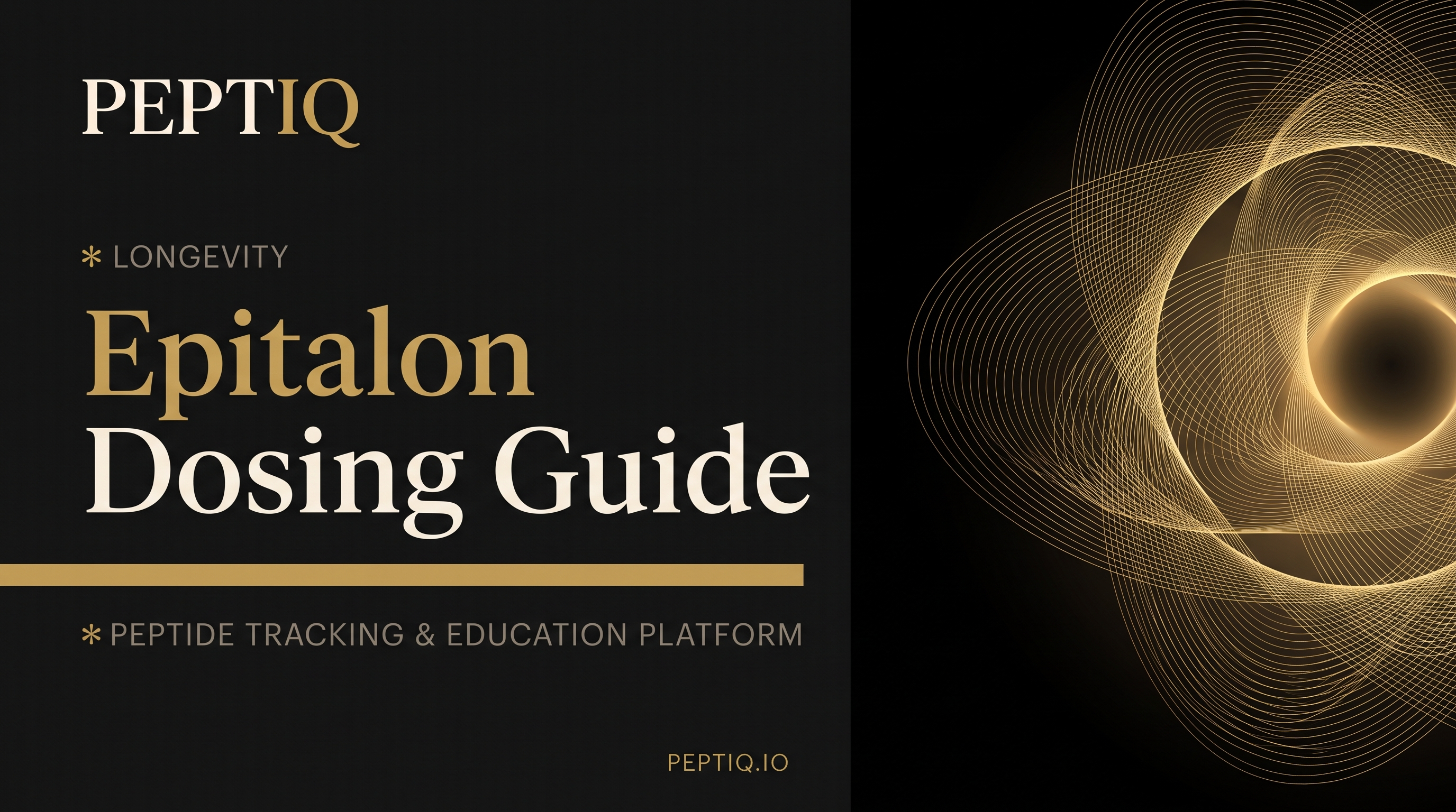 Epitalon Reconstitution and Dosing: Telomere Peptide Literature Versus Course Tables | PeptIQ Blog