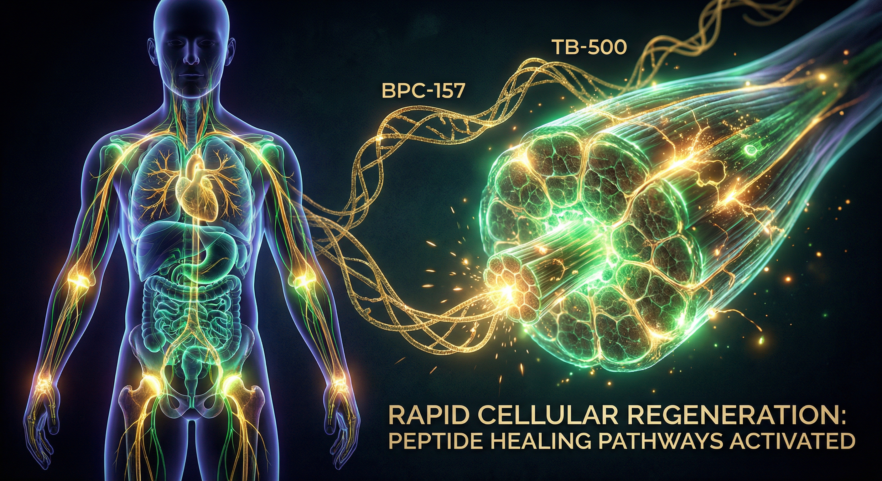 Healing and tissue repair peptides - BPC-157 and TB-500