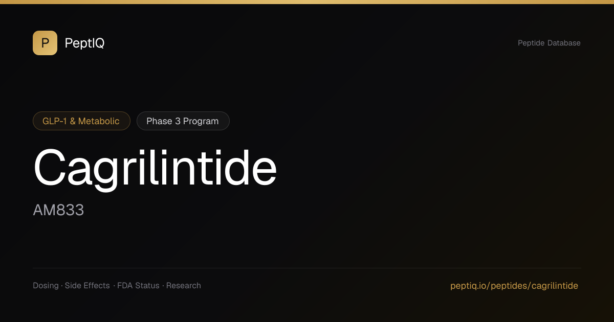 cagrilintide peptide side effects What are the of Cagrisema? Common symptoms What is Cagrilintide?⁠ ⁠ Amylin