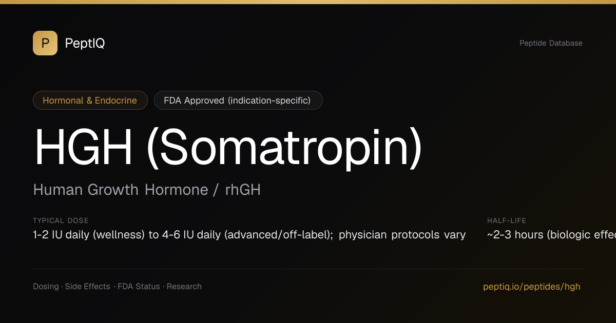 how much bac water for 15 iu hgh (Somatropin) (Human Growth Hormone / rhGH) — Dosing, Side Effects, FDA Status & Research | PeptIQ Volume:30ml Respiratory infection care for dogs b12 injection vs supplement
