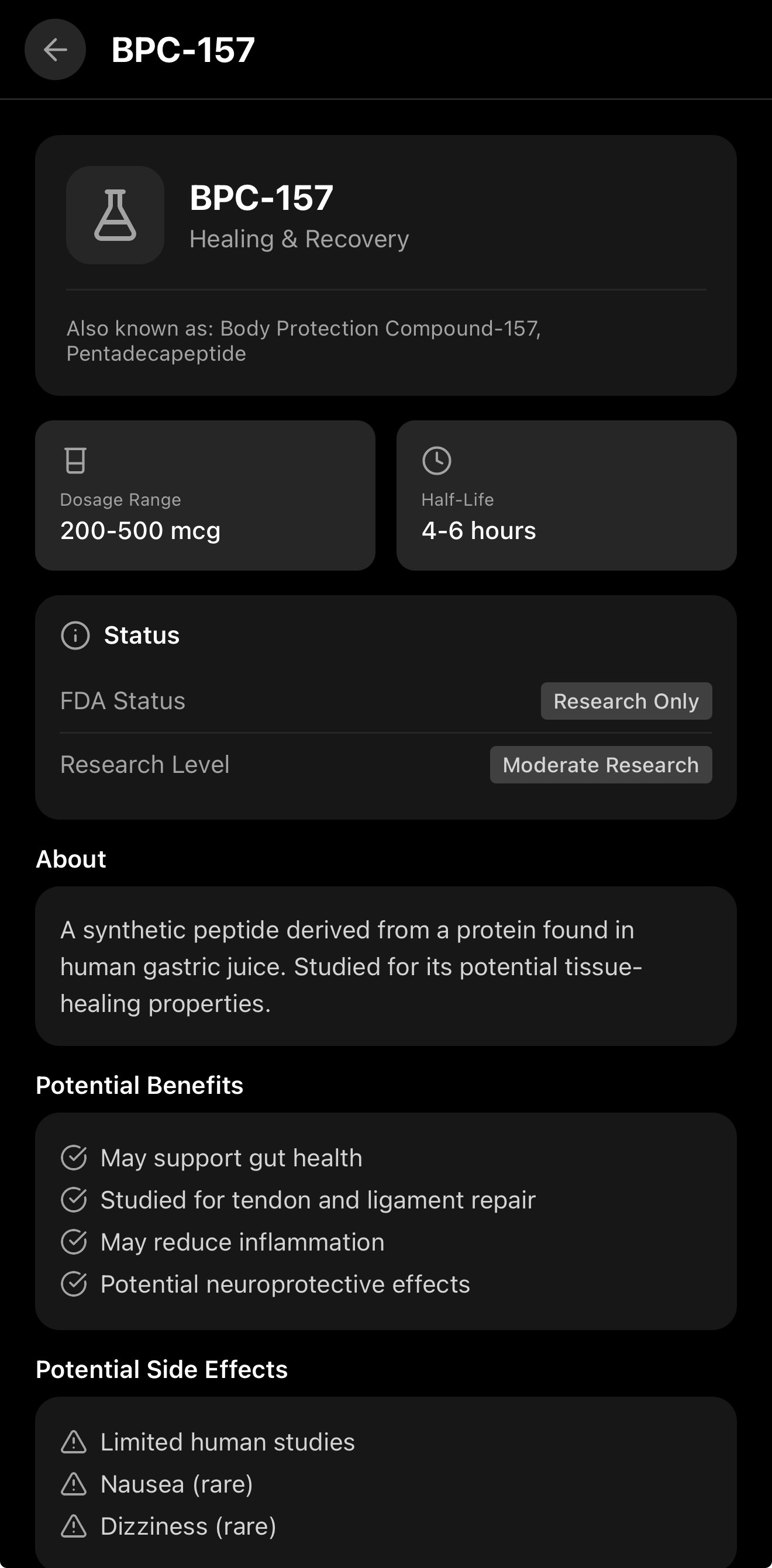 BPC-157: Complete Guide to Benefits, Dosage, and Research